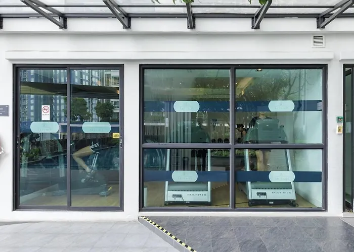 Luxury Onnute9bts 40sqmt Netflix & Bts& Pool & Gym 2mins To Bts * 방콕