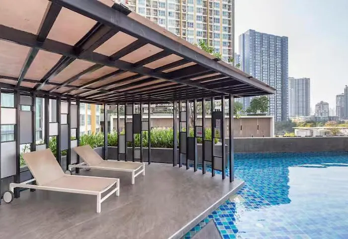Luxury Onnute9bts 40sqmt Netflix & Bts& Pool & Gym 2mins To Bts